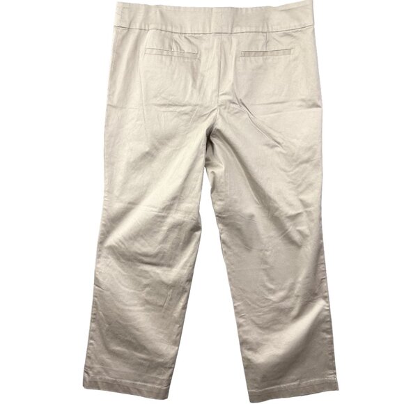 MONROE & MAIN High‑Rise Taper‑Leg Dress Pants Beige Plus Size 18W NWT - Picture 2 of 9